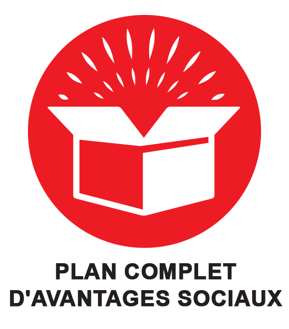Ensemble complet d’avantages sociaux