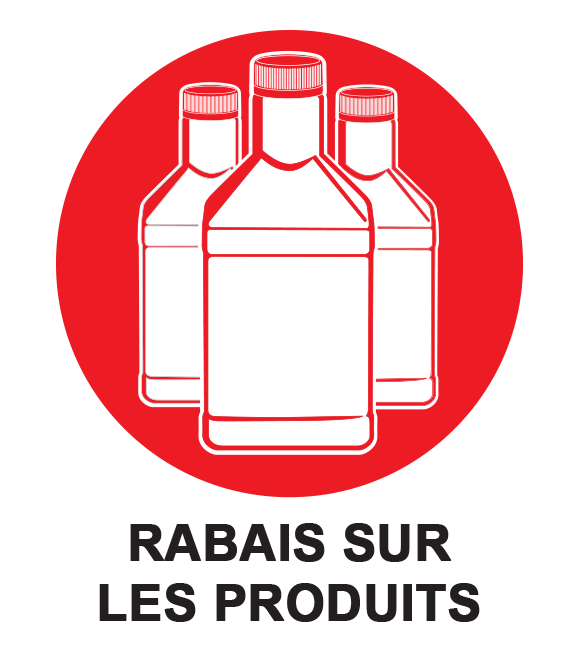 Rabais sur les produits