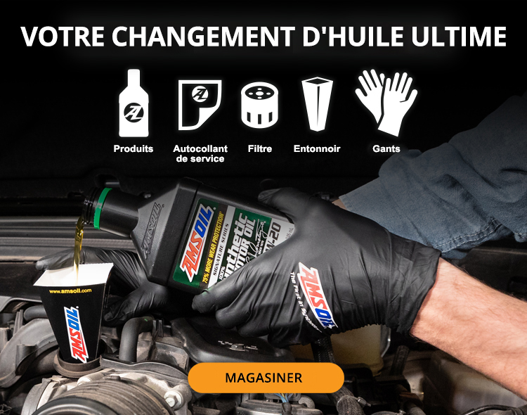 Votre changement d’huile ultime. Produits, autocollant de service, filtre, entonnoir et gants. Acheter maintenant.
